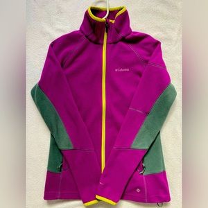 Columbia Sz M Omni-heat Fleece Full Zip Jacket